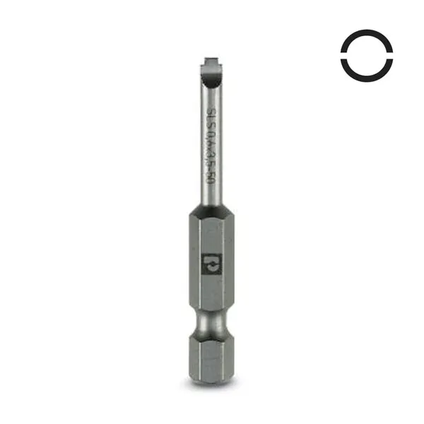 PC1212605 | Отверточный бит со шлицем, ступенчатый SF-BIT-SLS 0,6X3,5-50, (уп-5шт.), Phoenix Contact