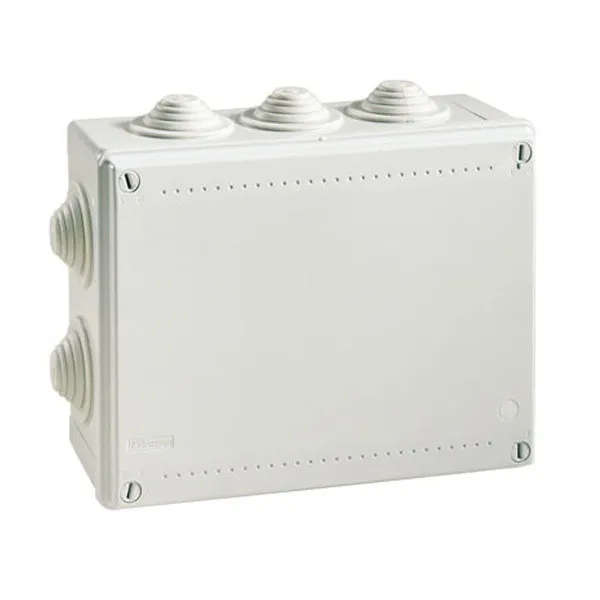 dkc54200 | Коробка ответвит. с 10 кабельными вводами д.32мм, IP55, 240х190х90мм, DKC