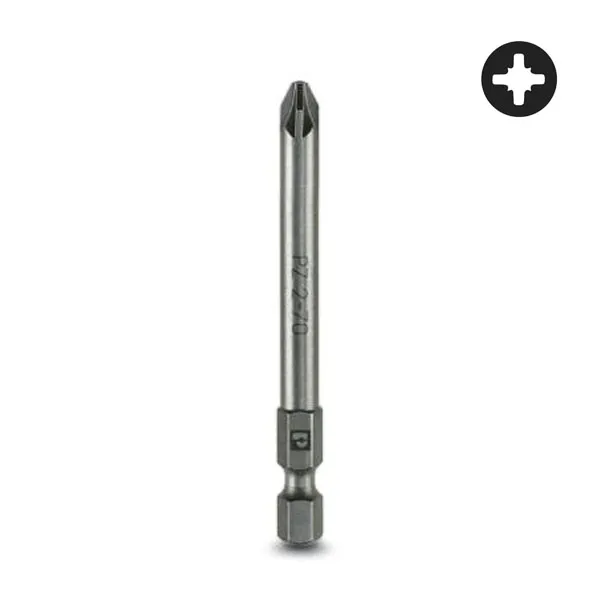 PC1212595 | Отверточный бит с крестообразным шлицем PZ SF-BIT-PZ 2-70, (уп-5шт.), Phoenix Contact