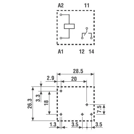 401170242016 | Миниатюрное реле, серия 40, 24В DC чувств., 10А, 1CO, Finder