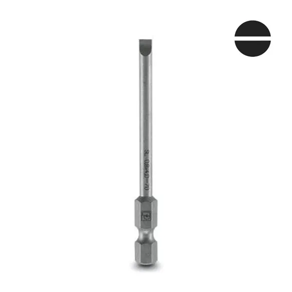 PC1212572 | Отверточный бит со шлицем SF-BIT-SL 0,8X4,0-70, (уп-5шт.), Phoenix Contact