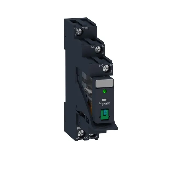 RXG12BDPV | Реле с колодкой в сборе, серия RXG, 24В DC, 10А, 1CO, светодиод, Schneider Electric
