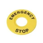 SBY9360 Маркировка для кнопки аварийного останова "Emergency Stop" D60, Systeme Electric 