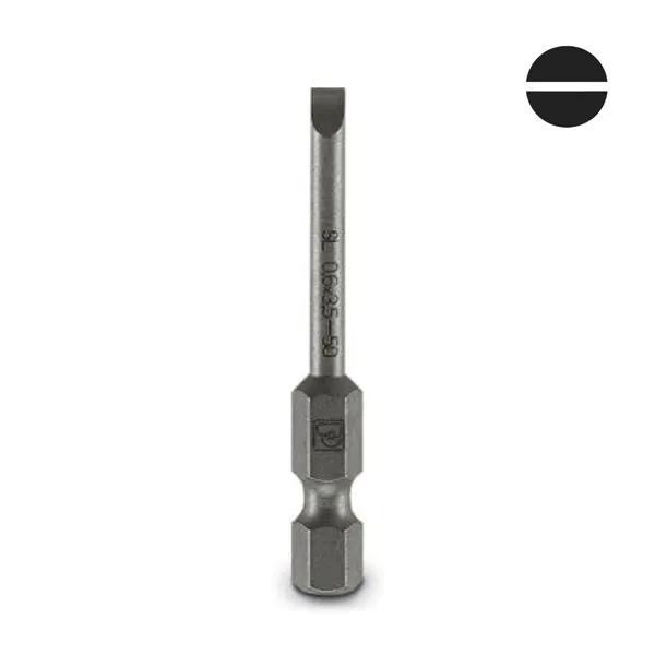 PC1212568 | Отверточный бит со шлицем SF-BIT-SL 0,6X3,5-50, (уп-5шт.), Phoenix Contact