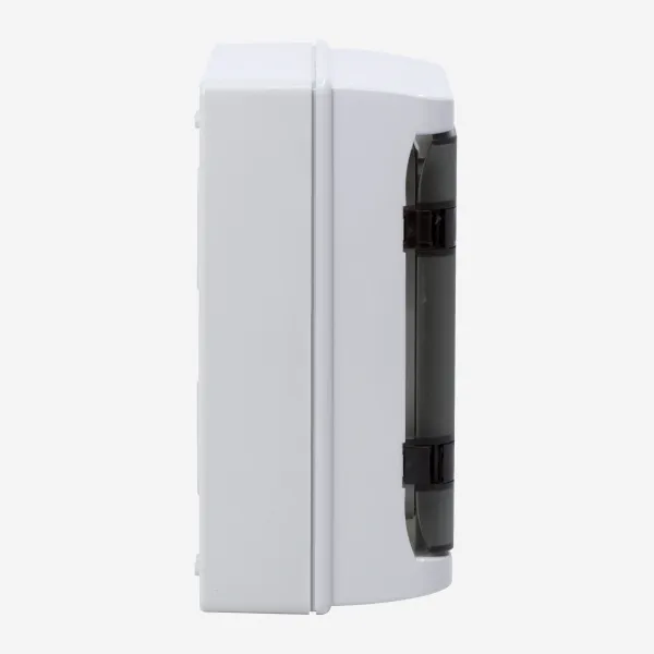 DKC 85604 Щит навесной 4 модулей IP65 серый с дымчатой обзорной дверью