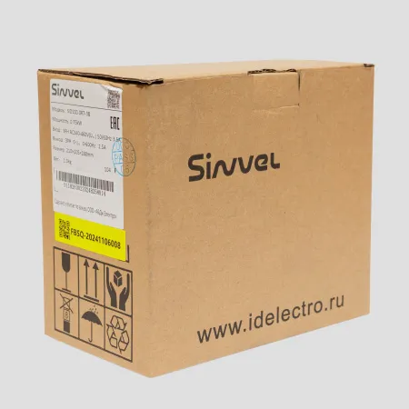 SID100-0R7-3B | Преобразователь частоты SID100, 0,75кВт - 150%, 3ф 380В, тормозной модуль, Sinvel