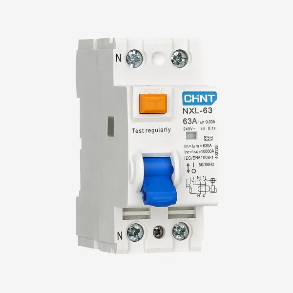 399937 | УЗО NXL-63 2P 16А 30мА 6кА тип AC AX , Chint