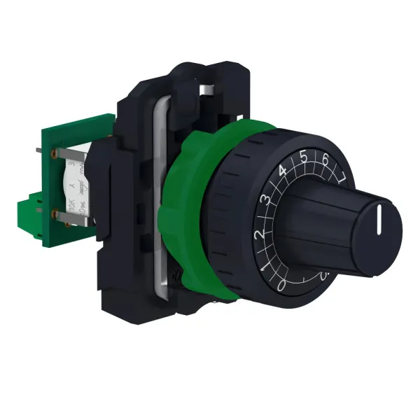 XB5AD912R10K | Потенциометр, 10 кОм, Чёрный, Schneider Electric