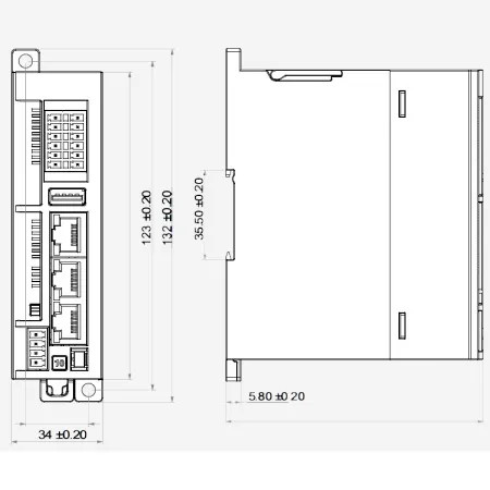 SM253CE10 | Контроллер, 10DI, 6HSI, 1 Ethernet, 1 EtherCAT, CANopen/RS485 Modbus OPCUAServer Codesys3.5SP18, Systeme Electric
