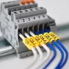 21504611  | Маркер плоский MFSS-2X-4-15/1-Y желтый, длина маркера 15мм, Ø 4-2мм, до 2,5 кв.мм (рулон - 900 шт.), Elegir 