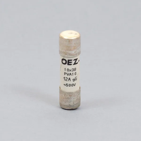 OEZ:40753 | Плавкая вставка, серия PV, 12А, кривая gG, размер 10x38мм, OEZ 