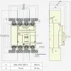 263410 | Внешние выводы FCP25-M8 для переднего присоединения NM8N-1600 (1600А) 4P  (8 штук), Chint