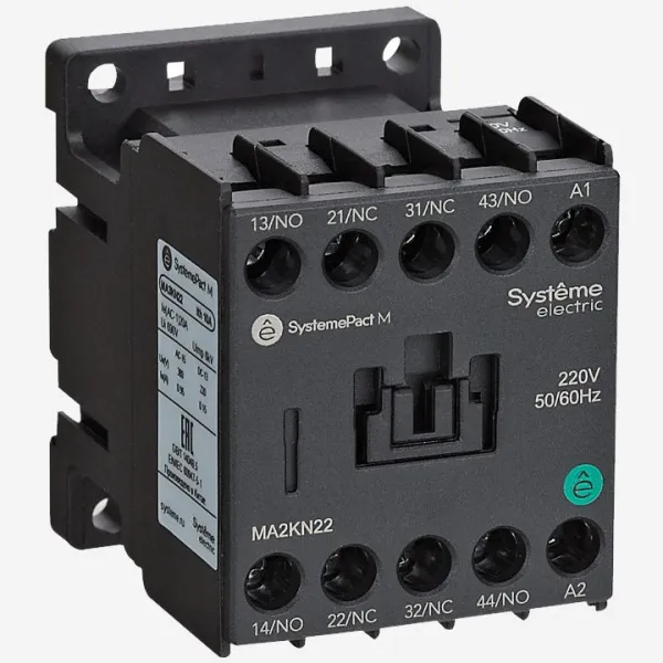 MA2KN31B7 | ПРОМЕЖУТОЧНОЕ РЕЛЕ MA2K 3НО+1НЗ AC24V 50/60Hz, Systeme Electric