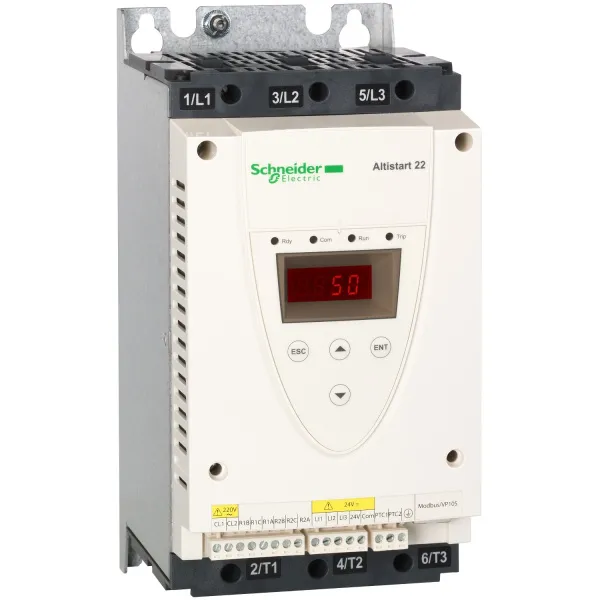 ATS22D75Q | УПП, серия ATS22, 37кВт, 75А, 380В, Schneider Electric