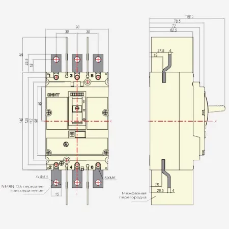 ch271882 | Выключатель-разъединитель NM8NSD-125 AC 3P, Chint