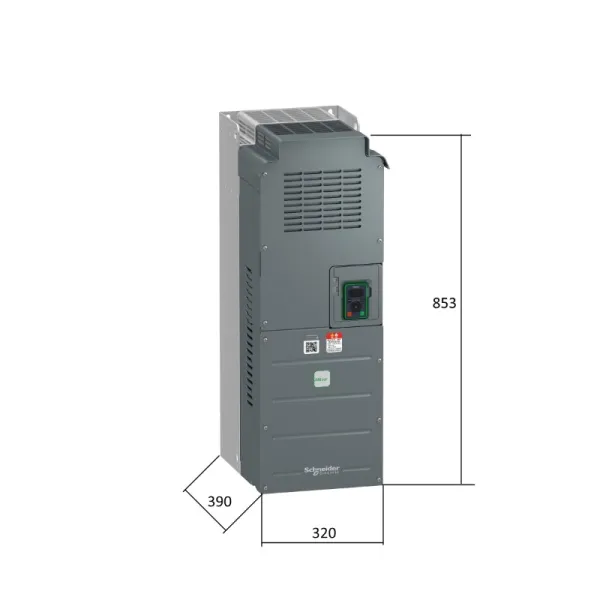 ATV610C13N4 | Преобразователь частоты, серия ATV610, 110/132 кВт, 211/250 А, перегрузка 150/110 %, 380 В, Schneider Electric
