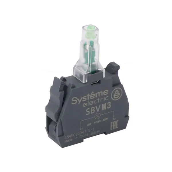 SBVM3 | Световой блок зелёный LED 230-240В АС, Systeme Electric