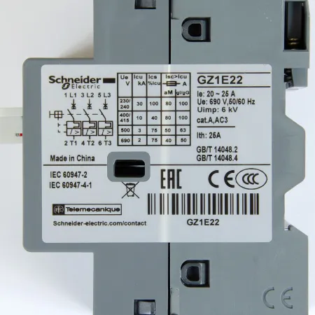 Автоматический выключатель, серия EasyPact TVS, 20…25А, Schneider Electric, GZ1E22