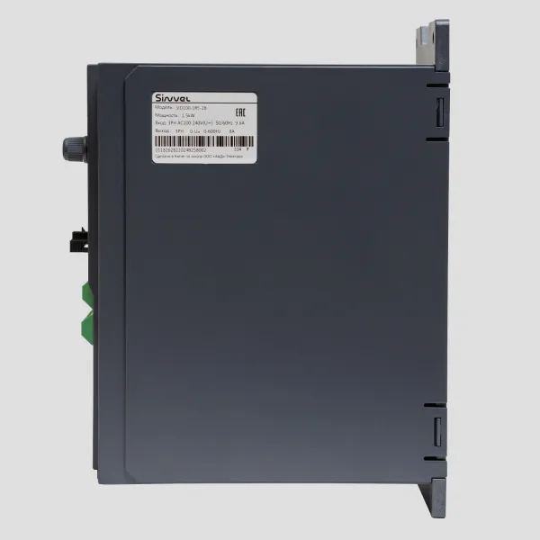 SID100-1R5-2B | Преобразователь частоты SID100, 1,5кВт - 150%, 1ф/3ф 220В, тормозной модуль, Sinvel