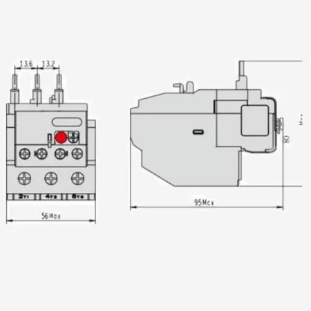 MRE3832 | ТЕПЛОВОЕ РЕЛЕ ПЕРЕГРУЗКИ MRE F38 23-32A КЛАСС 10A (LRE32), Systeme Electric