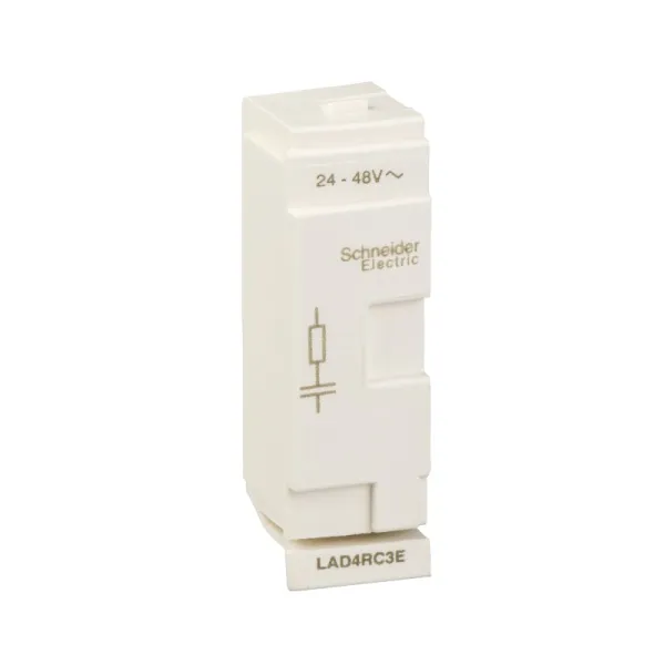LAD4RC3U | Модуль ограничения коммутационных перенапряжений, RC цепь, 110…240В AC, Schneider Electric