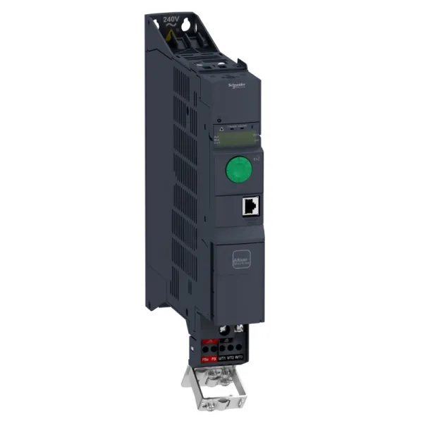 ATV320U04M2B | Преобразователь частоты, серия ATV320, 0,37 кВт, 3,3 А, перегрузка 150 %, 220 В, 1ф, Schneider Electric