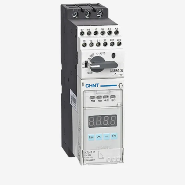 ch513274 | Интеллектуальный пускатель с функцией управления и защиты NKB8G-12 0.35A-1.4A 380В, Chint