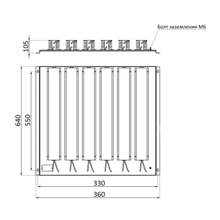 ID BR6WR45 | Тормозное сопротивление для MD520/CS710 11кВт ПТО, IP20, ID