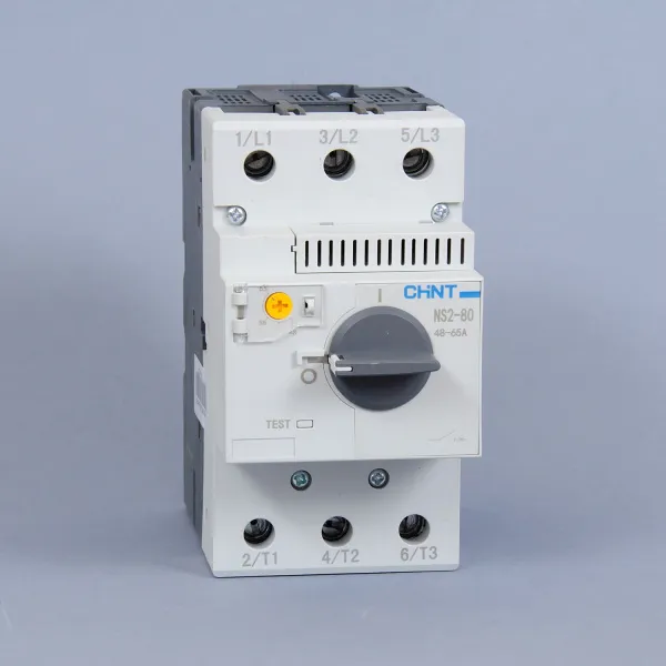 Автоматический выключатель защиты двигателя NS2-80 48-65А с поворотной ручкой, Chint, ch279724
