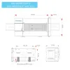 H3U-1616MT-XP | ПЛК H3U 16 входов 16 выходов транзисторных NPN, 1 x RS485, 1 x RS422,1 x CAN port,1 x Ethernet port, Inovance