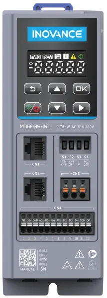 MD600S-4T4R8 | Преобразователь частоты MD600S, 1,5кВт - 150%, 380В, Modbus-RTU, Inovance