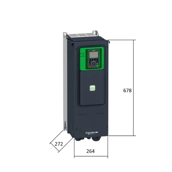 ATV950U22N4 | Преобразователь частоты, серия ATV950, 1,5/2,2 кВт, 4,0/5,6 А, перегрузка 150/120 %, 380 В, Schneider Electric