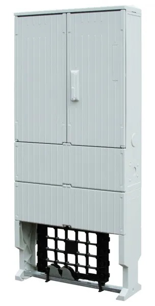 S5000034 | Шкаф пластиковый наружной установки, серия 222, в разборе, пустой, габарит 0, Jean Muller