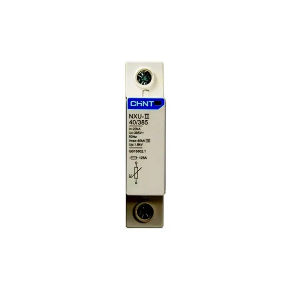 ch252410 | Ограничитель имп. перенапр. NXU-IIG/F 1P In=25кА Uc=440B Im=65кА, Chint