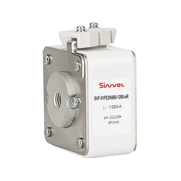SVF-51FE0K690-80-aR | Предохранитель, 80 А, 690 В AС, aR, резьб соед, габ 0, высота 51 мм, Sinvel 