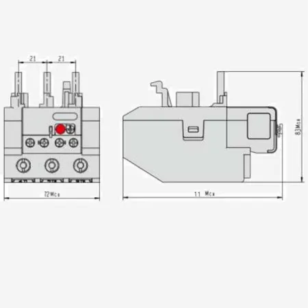 MRE9332 | ТЕПЛОВОЕ РЕЛЕ ПЕРЕГРУЗКИ MRE F93 23-32A КЛАСС 10 (LRE353), Systeme Electric