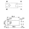 457170480410 | Миниатюрное реле, серия 45, 48В DC чувств., 16А, 1NC, Finder