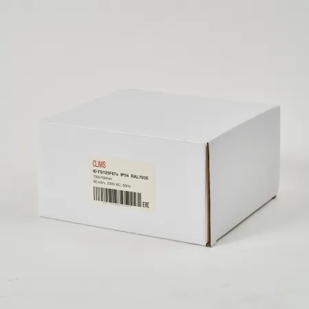 Вентилятор с фильтром 96 м3/ч, 230В AC, Slide 150х150мм, вырез 125x125мм, RAL7035