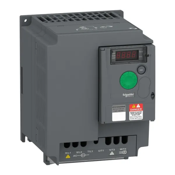 ATV310HU55N4E | Преобразователь частоты, серия ATV310, 5,5 кВт, 12,6 А, перегрузка 150 %, 380 В, Schneider Electric