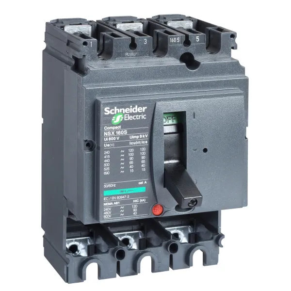LV430390 | 3п NSX160B коммутационный блок, Schneider Electric