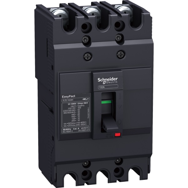 EZC100H3045 | Автоматический выключатель EZC100H TM-D 3P3d 45А 30кА, Schneider Electric