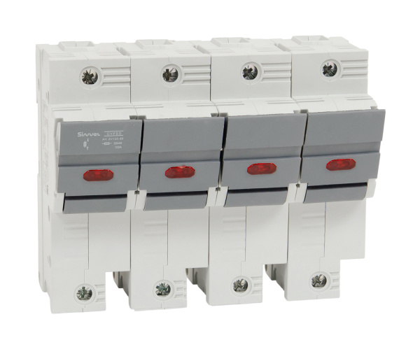 SV125-4S | Модульный ПВР, 125 А, 4Р, для 22х58мм, LED, 690 B AC/ 250 B DC, Sinvel 