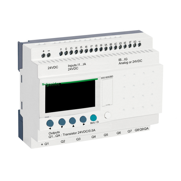 SR3B262BD | Интеллектуальное реле Zelio logic, Schneider Electric