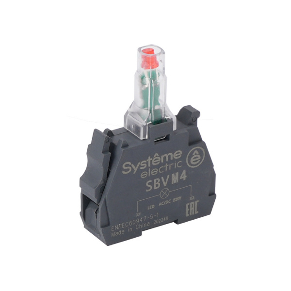 SBVM4 | Световой блок красный LED 230-240В АС, Systeme Electric