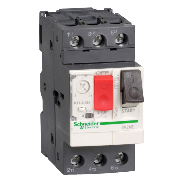 Автоматический выключатель, серия GV2ME, 0,40...0,63А, Schneider Electric, GV2ME04