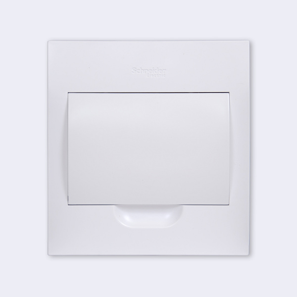 EZ9E108P2FRU | City9 Box корпус встраиваемый с белой дв. 1ряд/8мод, Systeme Electric