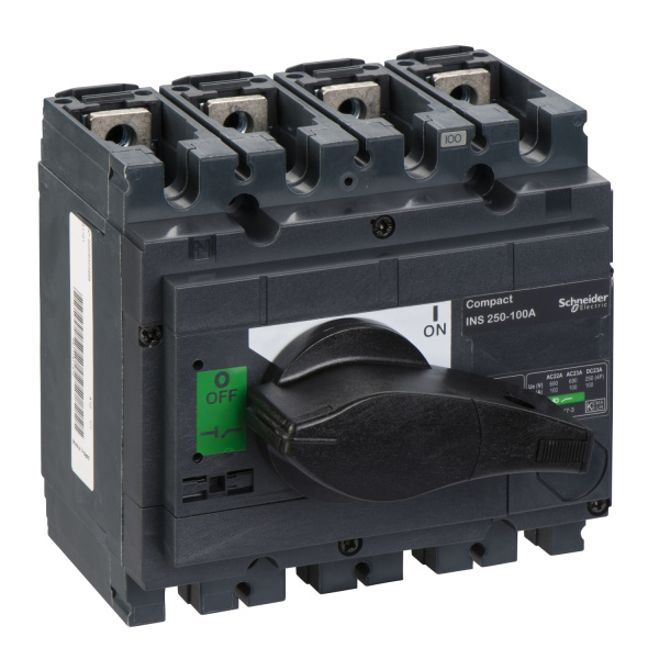 31105 | Выключатель нагрузки INS250 160 A 20кА 4P, Schneider Electric