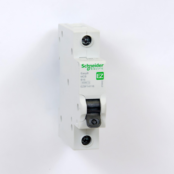  | Easy9, 1p, 16А, кривая B, 4,5кА — Автоматический выключатель, Schneider Electric