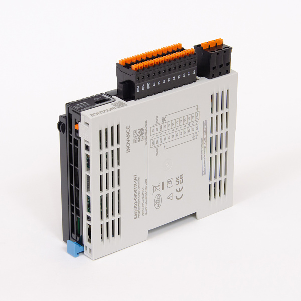 Easy301-0808TN | ПЛК Easy301, 8 входов PNP/NPN, 8 выходов NPN, 1x RS485, 1x RS232, 1x USB, 4 сервооси , Inovance