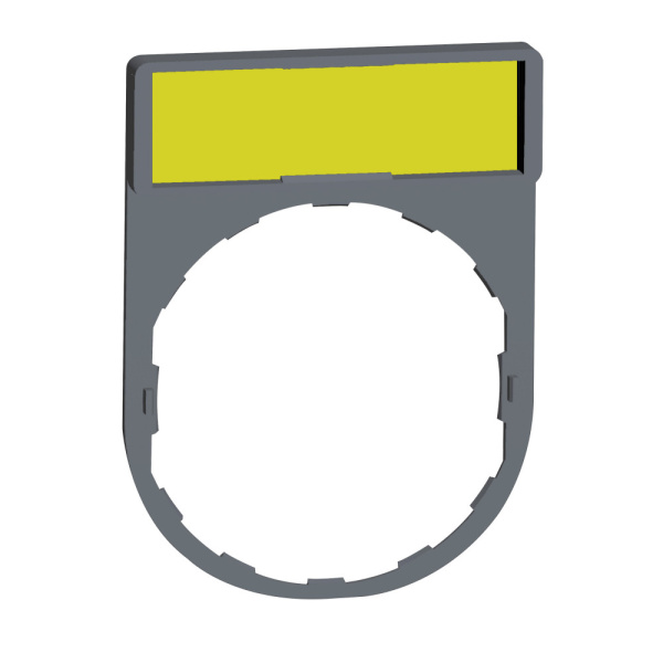 ZBY4101C0 Этикетка желтая, без маркировки C0, Schneider Electric 